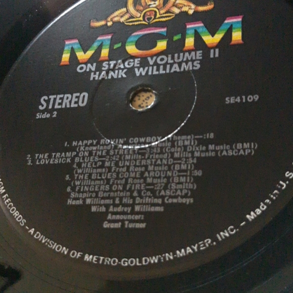 Rare Hank Williams Vinyl - Picture 5 of 6